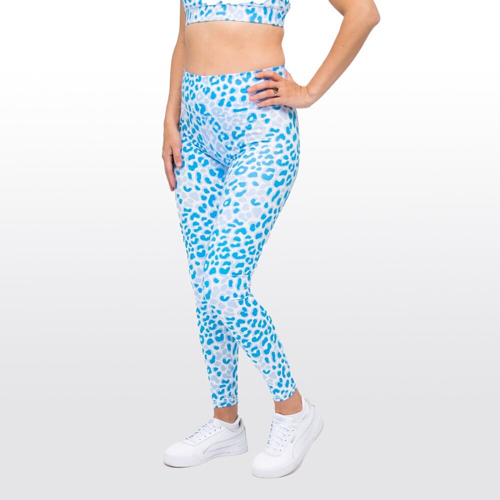 Blue Cheetah Pants